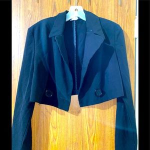 Mini Black Casual/Fashion Blazer